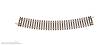 Roco 4080130 - Gebogenes Gleis R1 30