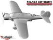 Mirage Hobby 481311 - PZL.43A Luftwaffe Germ.Vers. MIELEC 1940 in 1:48
