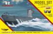 Mirage Hobby 840065 - U2(German Submarine WWII typeIIA(ModelSe in 1:400