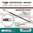 Mirage Hobby 100044 - MIRAGE BRUSH FLAT HIGH QUALITY CLASSIC SERIES 1 size 3
