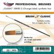 Mirage Hobby 100054 - MIRAGE BRUSH FLAT HIGH QUALITY CLASSIC SERIES 2 size 1