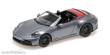 Minichamps 410064132 - PORSCHE 911 (992.2) CARRERA GTS CABRIOLET - 2024 - GREY METALLIC