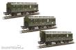 Lenz 41160-80 - Wagen-Set mit 3 preußischen Abteilwagen, DB Ep. 3b