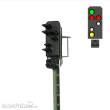 MAFEN 4134103 - DB H-V System 1969 - Ausfahrsignal (Grün/Rot/Rot/Weiss/Gelb)