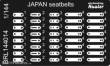 Brengun BRL144014 - JAPAN seat belts