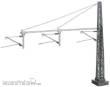 Sommerfeldt 431 - Mast mit Rohrausleger 1-3 Gleise, Bausatz (1 Stück) {# 431}