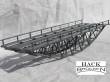 Hack Brücken 43150 - Fischbauchbr. 18cm zweigleisig, grau - Typ BZ18-2