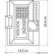 Vollmer 43656 - Discothek mit LED-Beleuchtung icht)