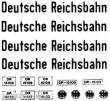 Weinert 4372 - Deutsche ReichsbahnBeschriftungssatz