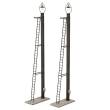 Bachmann 44-561 - Wooden Post Yard Lamps (x2)