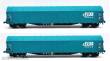 B-Models 45.665 - 2-teiliges Set der SNBC Cargo Schiebeplanenwagen - Ep.V-VI - (Set B) - wie Set A, aber mit anderen Wagennummern