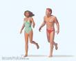Preiser 45018 - LGB Laufendes Paar am Strand