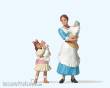 Preiser 45060 - LGB Kindermädchen mit Kindern