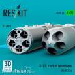 ResKit Models RS35-0025 - B-13L rocket launchers (2 pcs) (Mi-8/24) (3D printed)