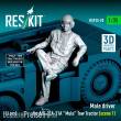 ResKit Models RSF35-0020 - Male driver for A/S-32A-31A Mule Tow Tractor (scene 1) (1 pcs) (3D Printed)