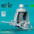 ResKit Models RSU35-0072 - AH-64 Apache M230 chain gun (in fly position) for Trumpeter kit (3D Printed)