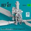 ResKit Models RSU35-0081 - AH-64A Apache tail rotor for Trumpeter kit (3D Printed)