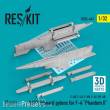 ResKit Models RS32-0447 - NAVY inboard pylons for F-4 Phantom II (2 pcs) (F-4B, F-4J, F-4N, F-4S, RF-4B) (3D Printed)