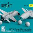 ResKit Models RS32-0518 - AGM-142 Popeye 2/Have Lite missiles (2 pcs) (F-16I, Kfir, Mirage 2000C, B-52H) (3D Printed)