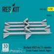 ResKit Models RS32-0520 - Skyflash (RB71/Av.71) missiles (4 pcs) (British Phantom, Tornado, Viggen) (3D Printed)