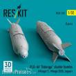 ResKit Models RS32-0530 - BLG-66 Belouga cluster bombs (2 pcs) (Mirage F.1, Mirage 2000, Jaguar) (3D Printed)