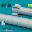 ResKit Models RS32-0590 - B83 nuclear bombs (2 pcs) (F-15E, F-16, F/A-18, F-111, FB-111, B-1B, B-2, B-52) (3D Printed)