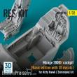 ResKit Models RSU32-0095 - Mirage 2000N cockpit (Basic edition with 3D decals) for Kitty Hawk / Zimimodel kit (3D Printed)