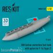 ResKit Models RSU32-0149 - 300 Gallon centerline fuel tank with pylon for F-16 (A/B/C/D/E/F/I) (type 2) (1 pcs) (3D Printed)