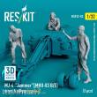 ResKit Models RSF32-0052 - MJ-4 Jammer (MHU-83 B/E) driver & airmen (scene 2) (3 pcs) (3D Printed)