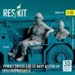 ResKit Models RSF32-0072 - Female driver for US NAVY A/S32A-49 Deck Tractor (scene 1) (1 pcs) (3D Printed)