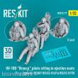 ResKit Models RSF32-0077 - OV-10D Bronco pilots sitting in ejection seats (2 pcs) (only for RESKIT RSU32-0169 & RSU32-0170) (3D Printed)
