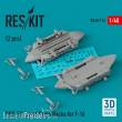ResKit Models RS48-0176 - BRU-57 Smart Bomb Racks for F-16 (2 pcs) (3D Printed)