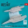 ResKit Models RS48-0395 - AT730 triple store racks for Rafale (2 pcs) (3D Printed)