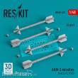 ResKit Models RS48-0423 - AAM-3 missiles (4 pcs) (F-4EJ, F-2, F-15J) (3D Printed)