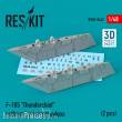 ResKit Models RS48-0443 - F-105 Thunderchief outboard universal pylons (2 pcs) (3D Printed)