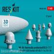ResKit Models RS48-0525 - Mk.84 thermally protected/BLU-117 with BSU-36/B bombs (2 pcs) (AV-8B, F-14, F/A-18) (3D Printed)