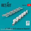 ResKit Models RSU48-0263 - Bf-109E (E1,E4,E7) exhaust for Eduard kit (3D Printed)