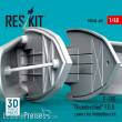 ResKit Models RSU48-0407 - F-105 Thunderchief F.O.D. covers for HobbyBoss kit (3D Printed)