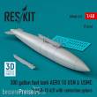 ResKit Models RSU48-0412 - 300 gallon fuel tank AERO 1D USN & USMC for OV-10 A/D with centerline pylons (1 pcs) (3D Printed)