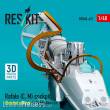 ResKit Models RSU48-0421 - Rafale (C, M) cockpit (Detailed edition) for HobbyBoss kit (3D printed)