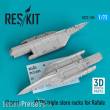 ResKit Models RS72-0395 - AT730 triple store racks for Rafale (2 pcs) (3D Printed)