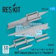 ResKit Models RS72-0447 - NAVY inboard pylons for F-4 Phantom II (2 pcs) (F-4B, F-4J, F-4N, F-4S, RF-4B) (3D Printed)