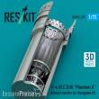 ResKit Models RSU72-0231 - F-4 (B, C, D, N) Phantom II exhaust nozzles for Hasegawa kit (3D Printed)