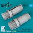 ResKit Models RSU72-0234 - F?15 Eagle/Strike Eagle (A,B,C,D,E early,J) F100-PW-220 open exhaust nozzles for Fine Molds kit (3D Printed)