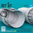 ResKit Models RSU72-0234 - F?15 Eagle/Strike Eagle (A,B,C,D,E early,J) F100-PW-220 open exhaust nozzles for Fine Molds kit (3D Printed)