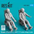 ResKit Models RSF72-0001 - USAF F-111 pilots sitting in seats (2 pcs) (3D Printed)