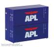 Piko 46102 - TT 2er Set 20&039 Container APL