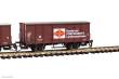 Piko 47033 - TT 2er Set Gedeckter Güterwagen G02 DR III ´Fortschritt´
