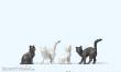 Preiser 47063 - 1:25 Katzen