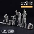 Magic Factory 7507 - 1:48 1/48 Ground Service Crew Set